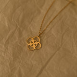 Five-Fold Celtic Knot Necklace