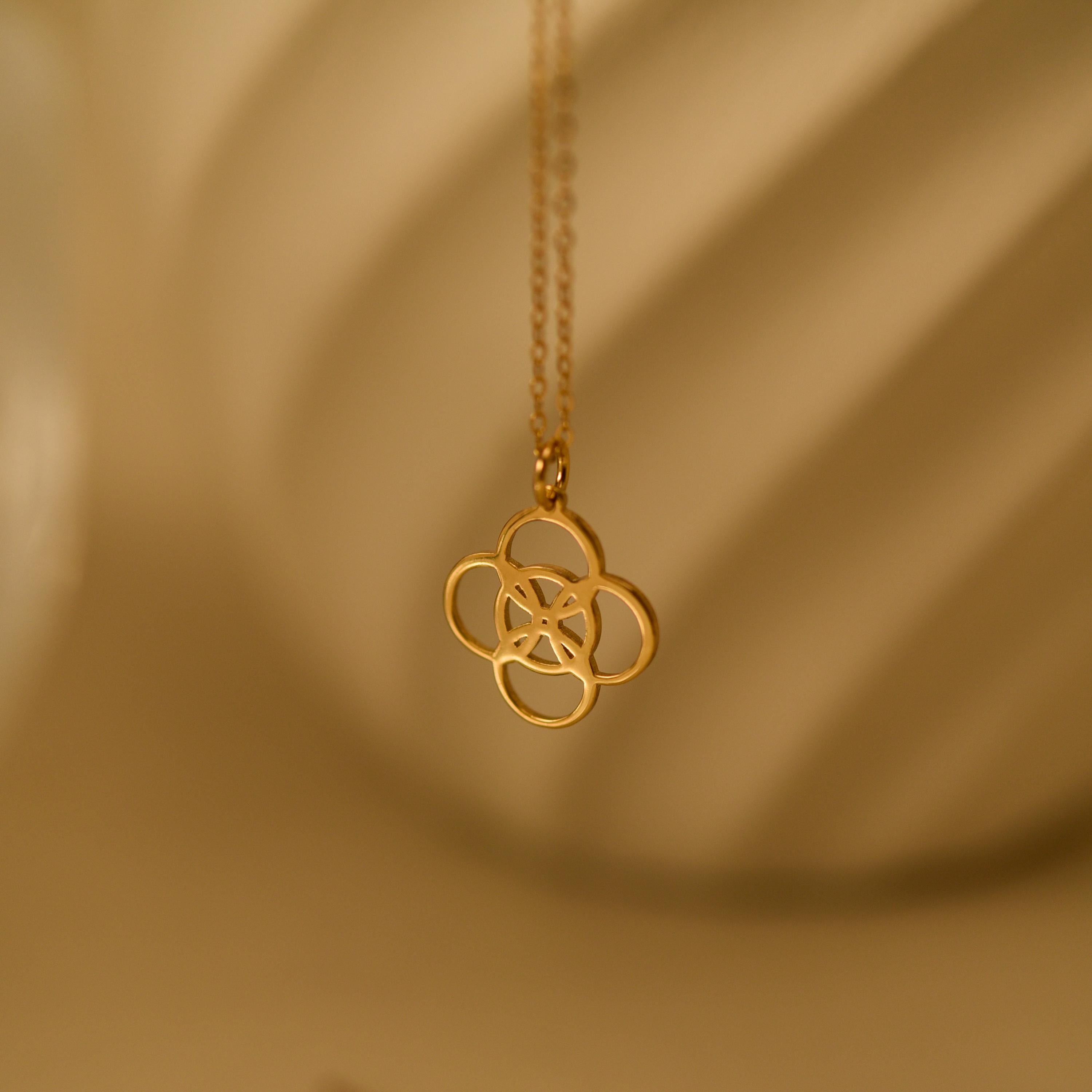 Five-Fold Celtic Knot Necklace