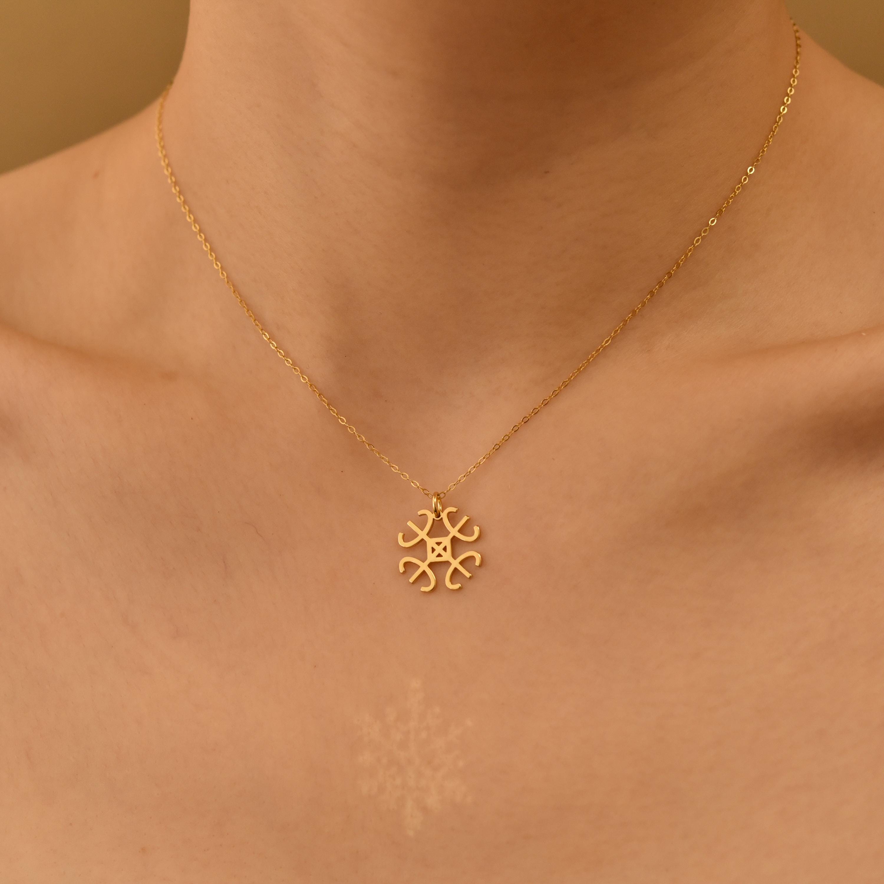 Funtunfunefu Denkyemfunefu Necklace