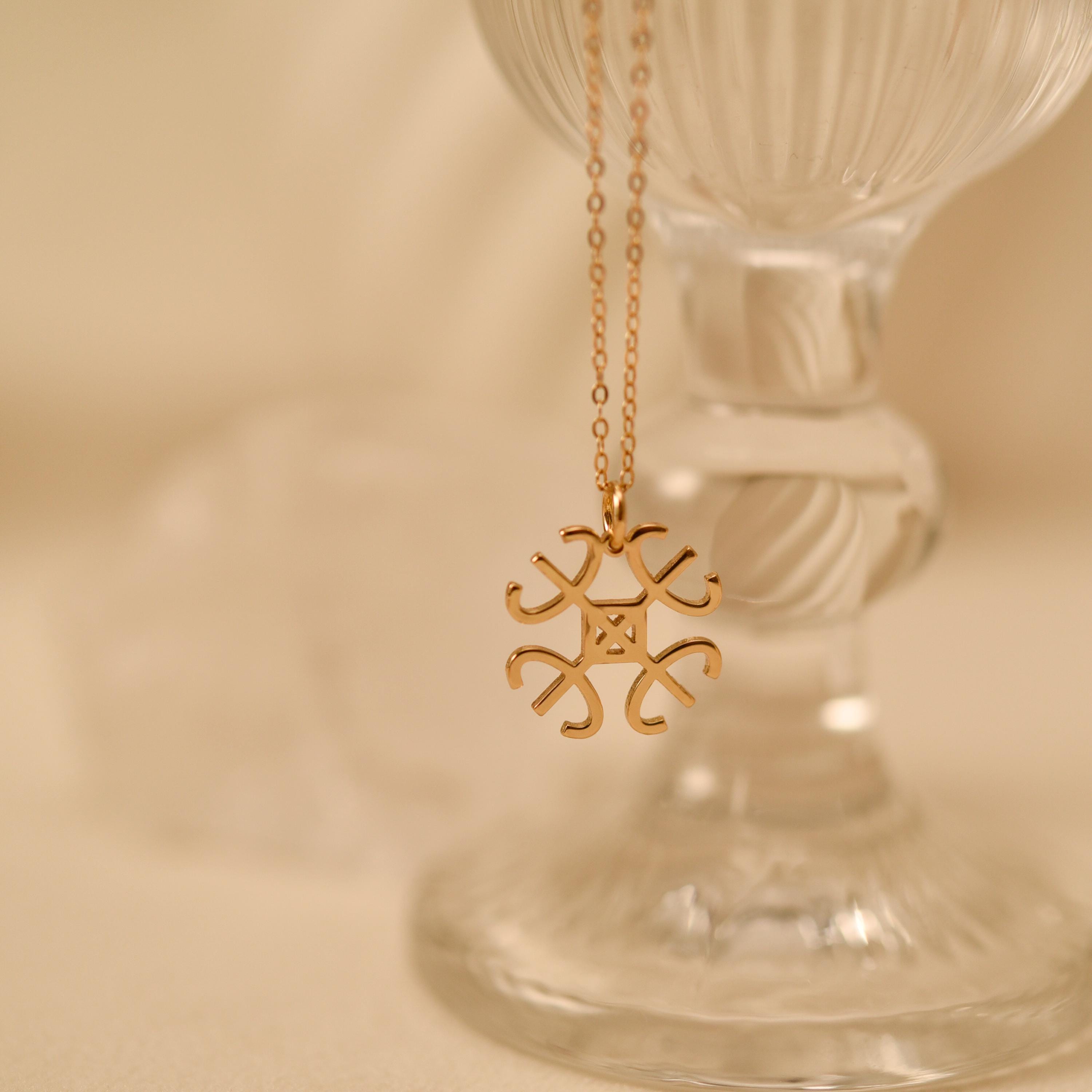 Funtunfunefu Denkyemfunefu Necklace