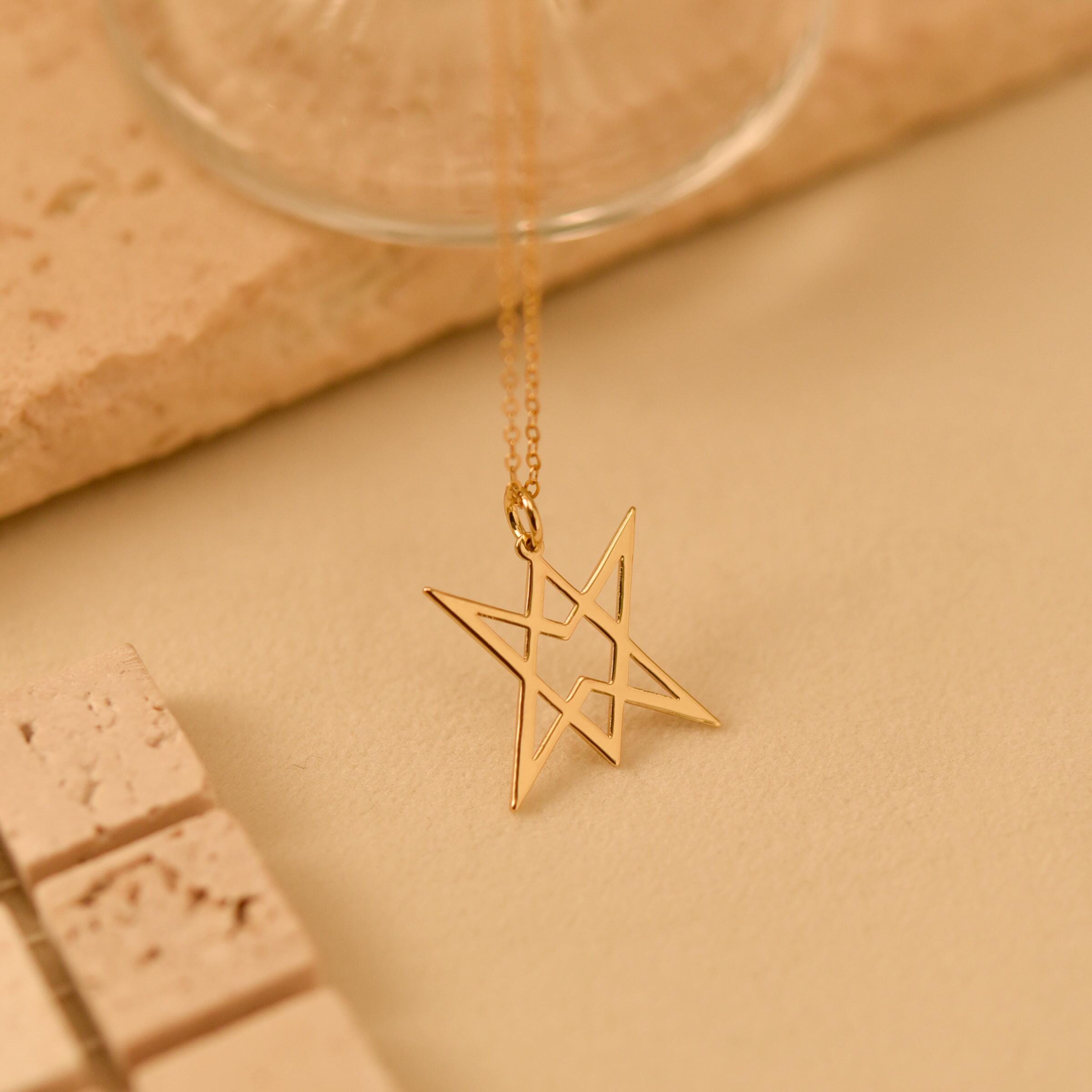 Unicursal Hexagram Necklace