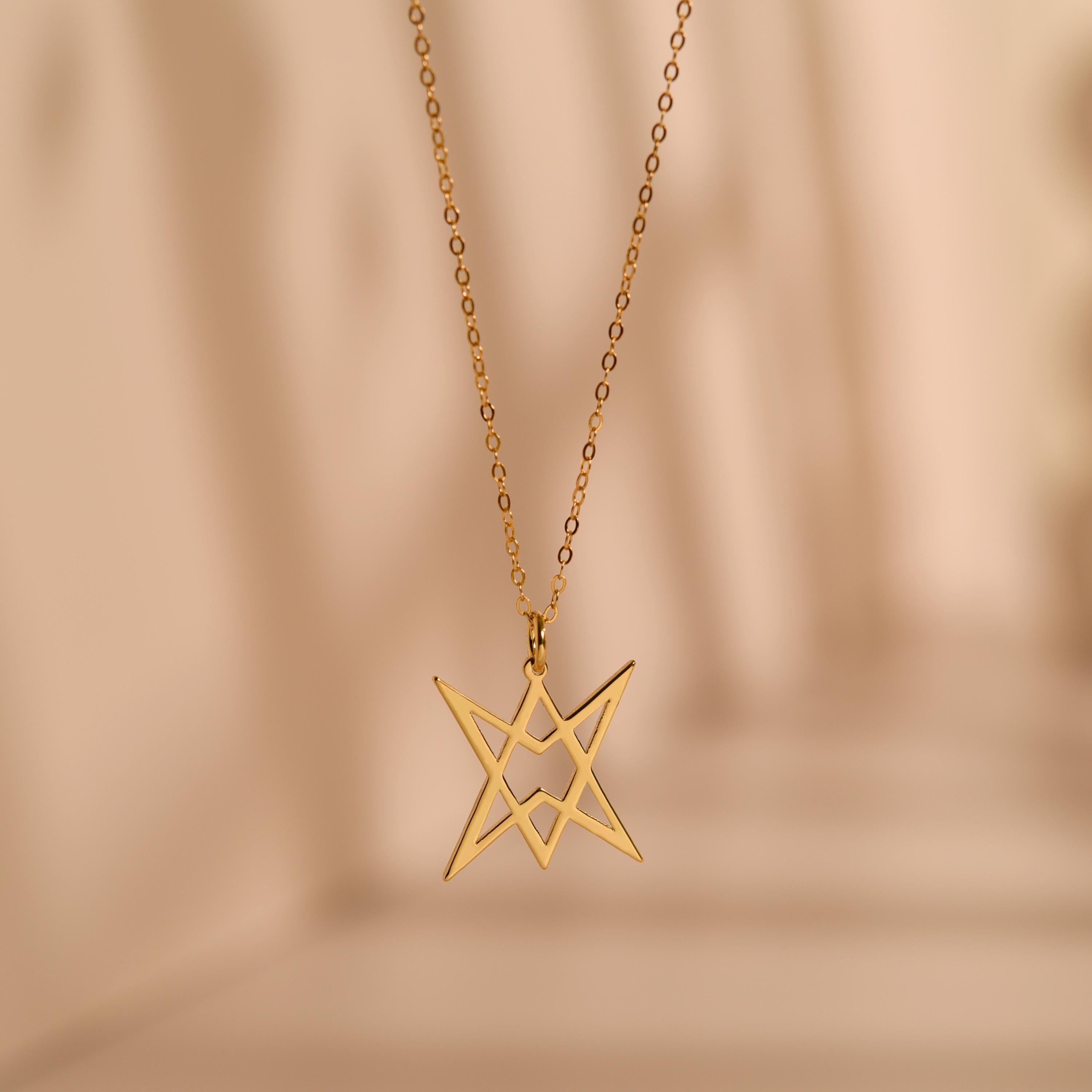 Unicursal Hexagram Necklace