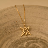 Unicursal Hexagram Necklace