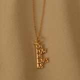Oh How He Loves Pendant Necklace
