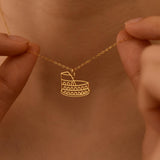 18K Gold Plated Colosseum Rome Necklace, Italian Landmark Pendant, Travel Lover Gift, Sterling Silver Base, GS0265