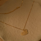 18K Gold Plated Colosseum Rome Necklace, Italian Landmark Pendant, Travel Lover Gift, Sterling Silver Base, GS0265