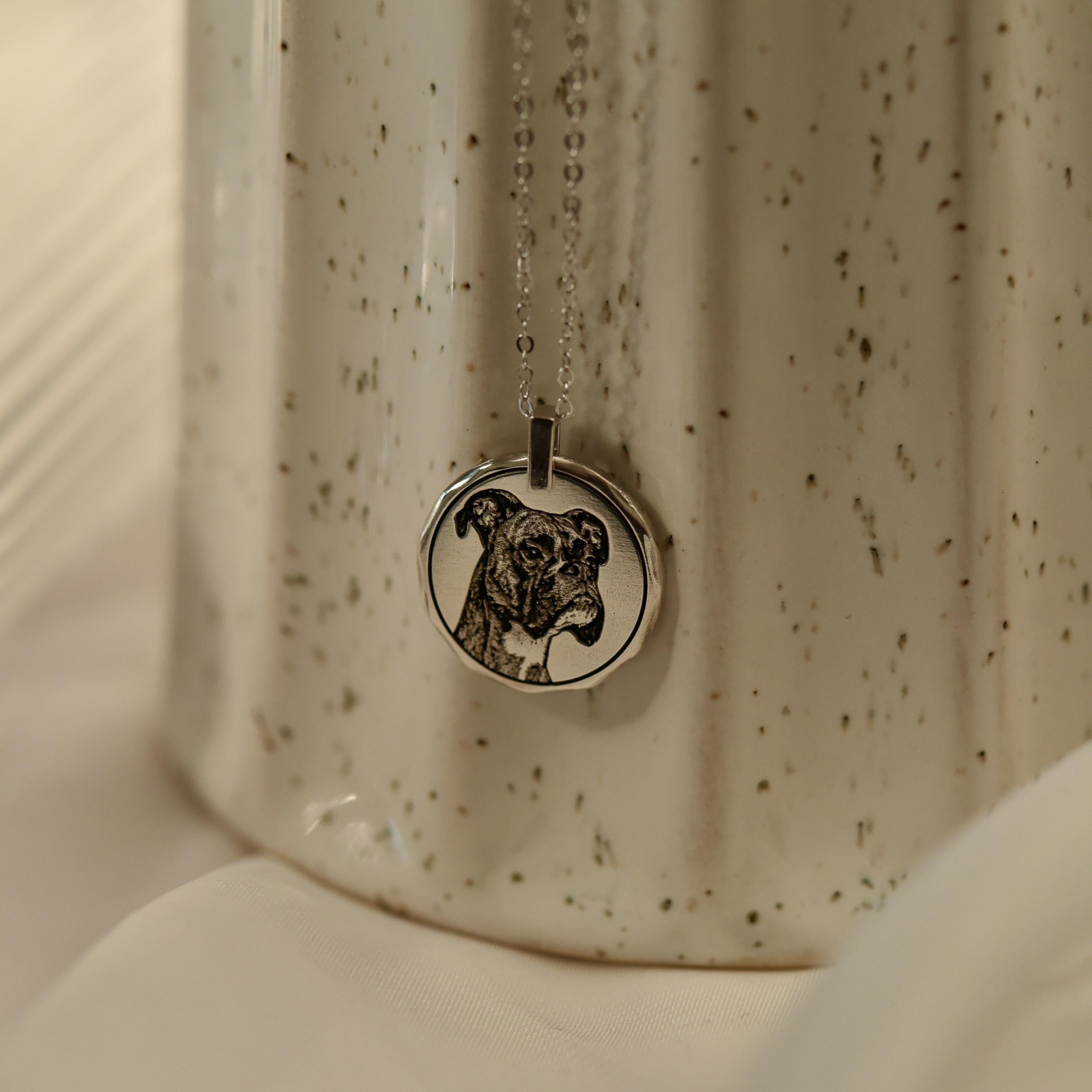 Pet Portrait Necklace